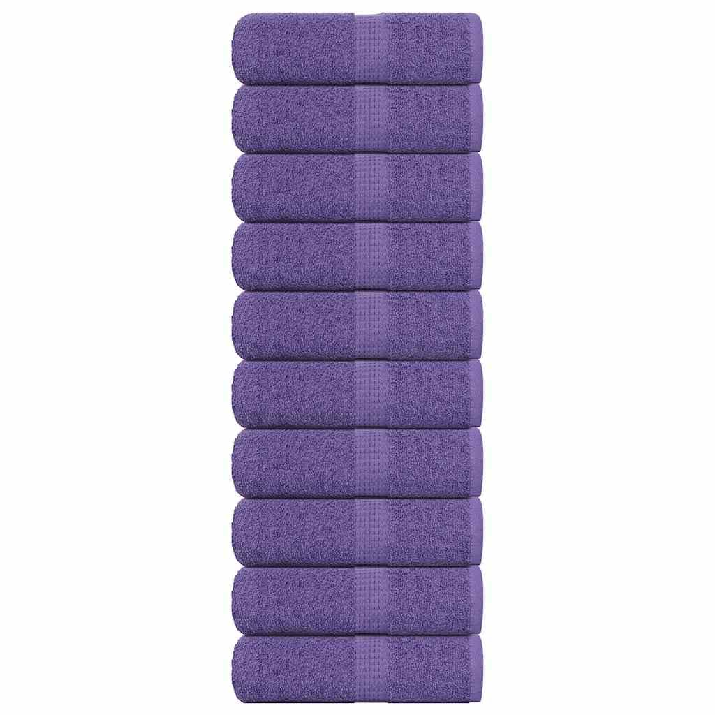 Frogn - Juego de 10 toallas para invitados (30 x 50 cm, 360 g/m², 100% algodón, absorbentes, suaves, de secado rápido, para baño, sauna, piscina, spa y bienestar)