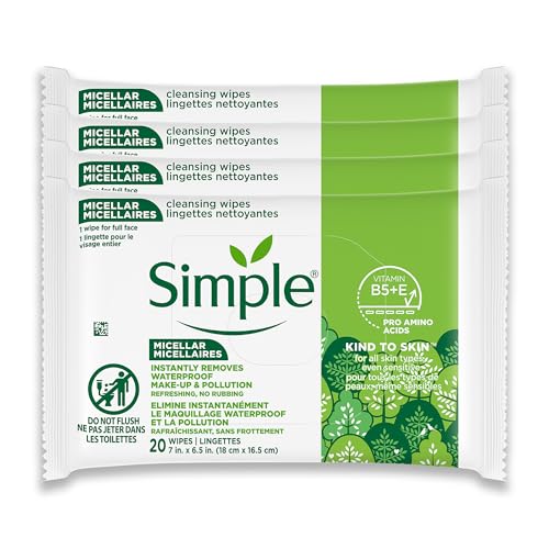 Simple Kind To Skin Micellar Makeup Remover Wipes