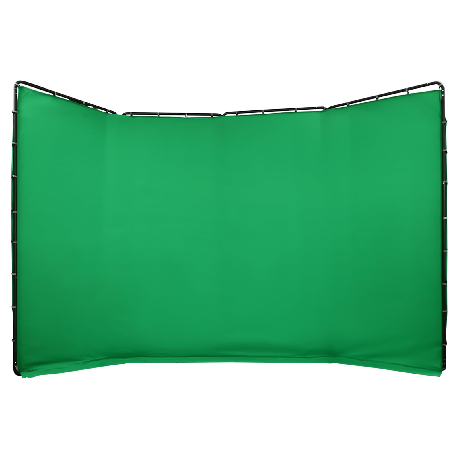 Greenscreen - Sfondo pieghevole per studio fotografico, 4 x 2,4 m, colore: Verde