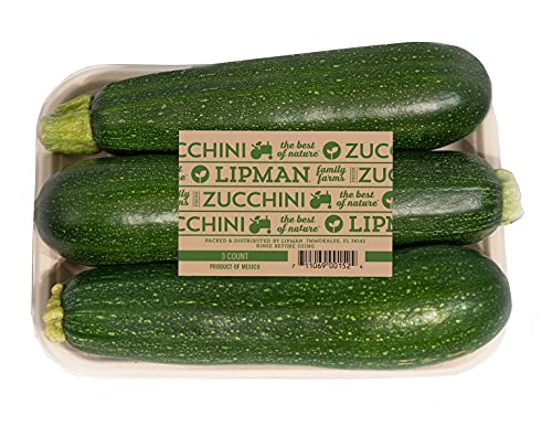 Lipman Zucchini Squash, 3 ct Tray