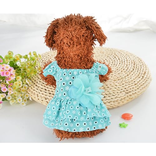Hemobllo-Dog-Dresses-Buffalo-Plaid-Dog-Dress-Floral-Lace-Skirt-for-Dogs-and-Cats-Size-Xl-Random-Color Hemobllo Dog Dresses Buffalo Plaid Dog Dress Floral Lace Skirt for Dogs and Cats Size Xl Random Color