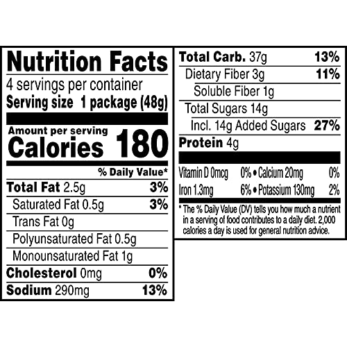 Image of Quaker Instant Oatmeal Express Cup Maple Brown Sugar, 1.69 Ounce (Pack of 4)