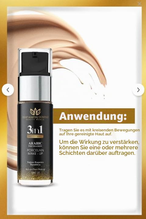 Flüssige Foundation Medium Beige 3-in-1 – Leichte bis mittlere Deckkraft, Natürliches Finish, SPF 15, Für alle Hauttypen, Make-up Foundation mit gleichmäßigem Teint (Light)