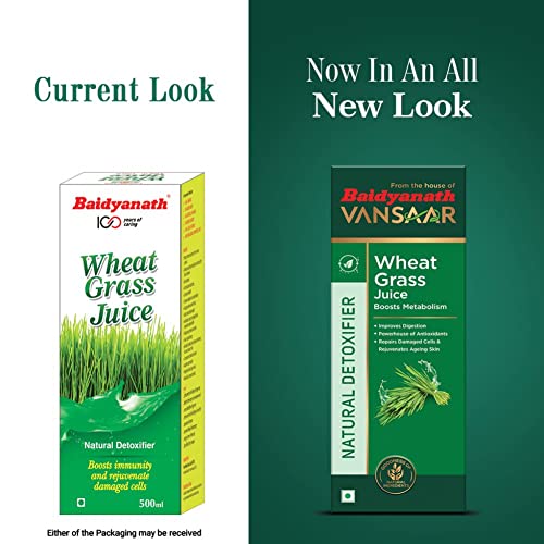 Image of Vansaar Aloe Vera Juice (1Ltr) + Vansaar Wheatgrass Juice (500 ml) Combo|Promotes Glowing Skin |Nourishes Scalp & Strengthens Hair |Natural Digestive Detoxifier