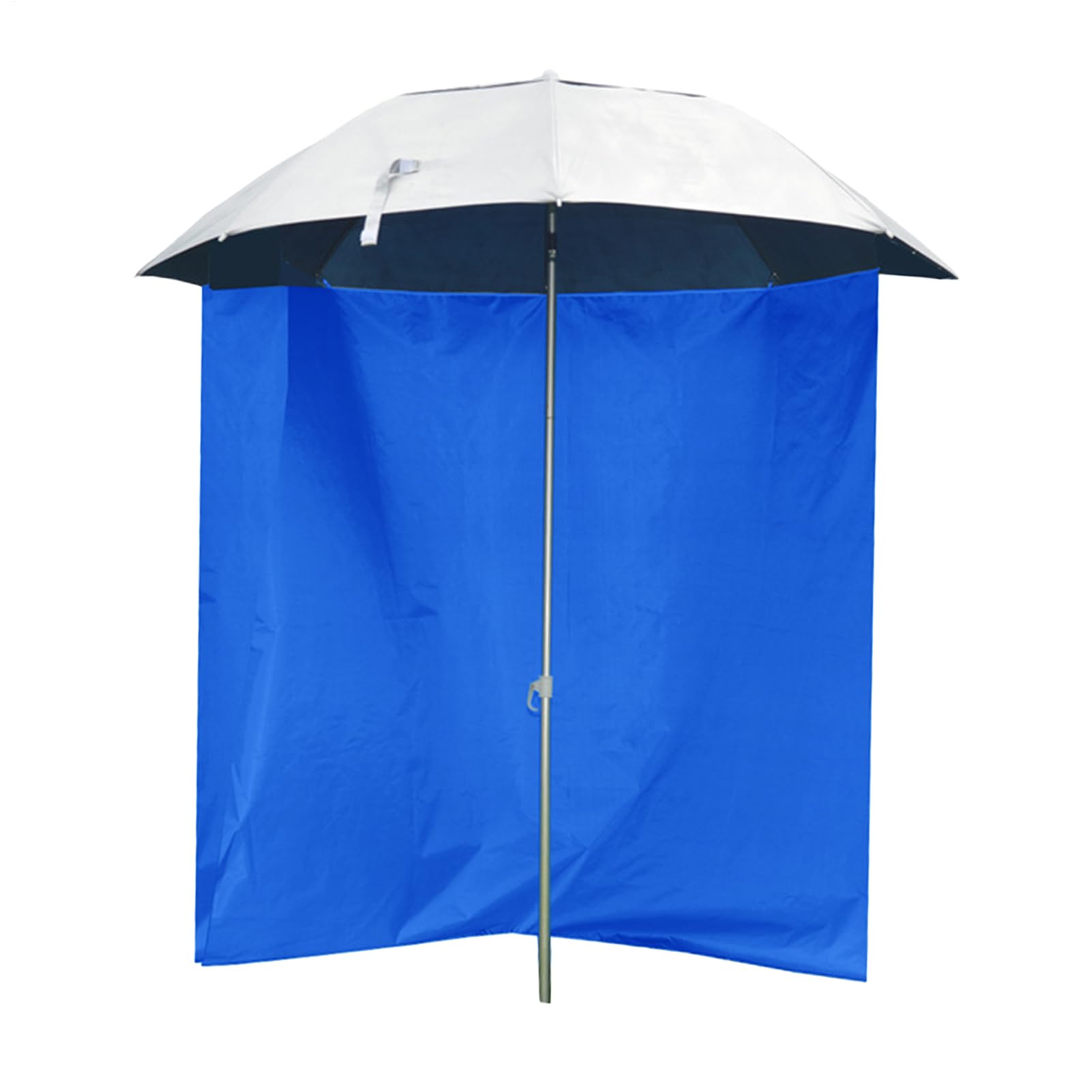 Fishing Umbrella Shelter - Waterproof Fishing Umbrella Surround Cloth, Oxford Cloth Coated With Silver, Half Circumference Design Surround Clothh, Brolly Shelter System For Sun And Rain Protection
