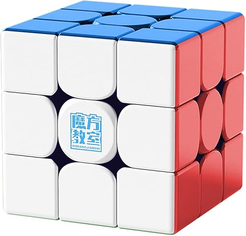 FUNNXYZ MOYU MFJS Super RS3M V2 3x3 Cubo magnético con revestimiento UV, versión Magic Cube sin calcomanías, MFJS, rompecabezas de velocidad 3x3