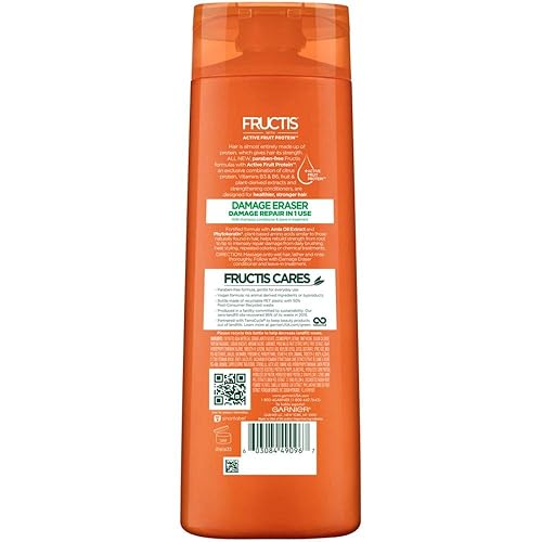 Miniatura 2 de Garnier Champú borrador de daños Fructis cabello dañado 125 onzas líquidas