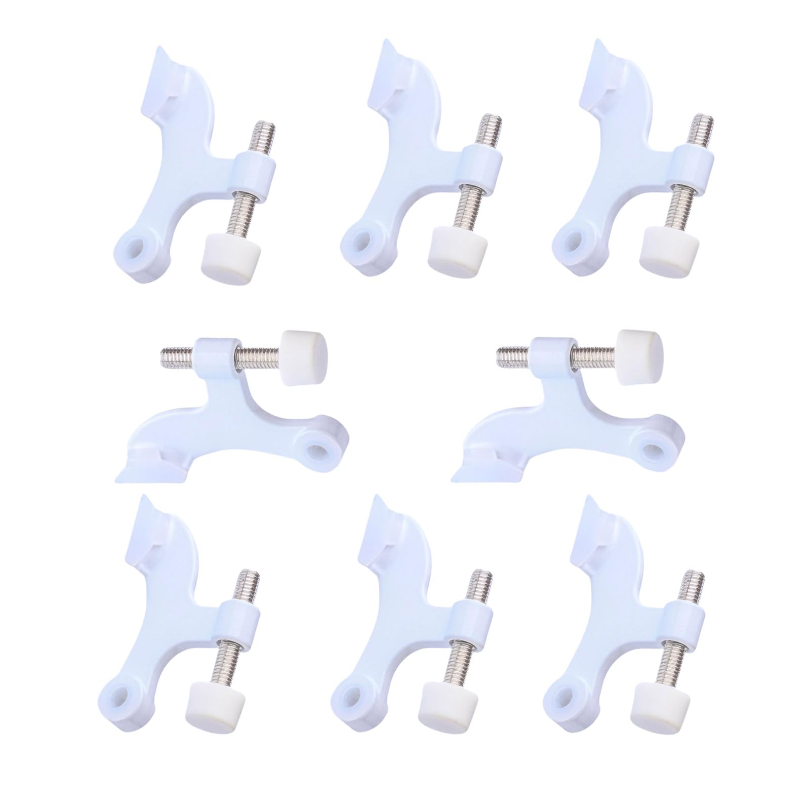 Buxuaaaa 8 Pieces Industrial Door Hinges Set Thick Designs Luxurious Door Top Hinges Set Ensures Longevity & Stability For Household Tone Thickened Stylish Home Hardware Heavy Duty Colored Top Upgrades For