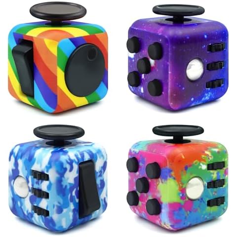 Fangool Fidget Toy Cube 4 Pack Cover
