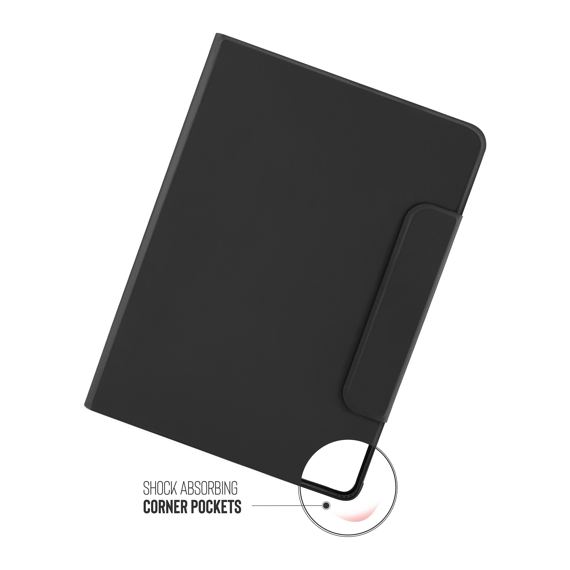 Pipetto Rotating Folio Custodia per iPad 2022 Nero, Nero, Utilità