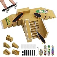 5 Pcs Finger Skateboards, Mini Fingerboard DIY set, Finger Toys Set, Fingerboard Ramp Set, Fingerboard Skate Set, Kids