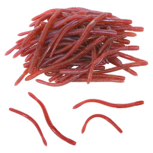 60Pcs Fake Worms,Rubber Worms for...