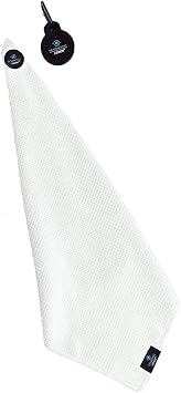 LIGNUM Magnetic Golf Towel Super Absorbent Microfiber for Cleaning Clubs, Balls & Hands Hidden Magnet for Easy Attachment to Clubs, Putter Head, or Golf Cart