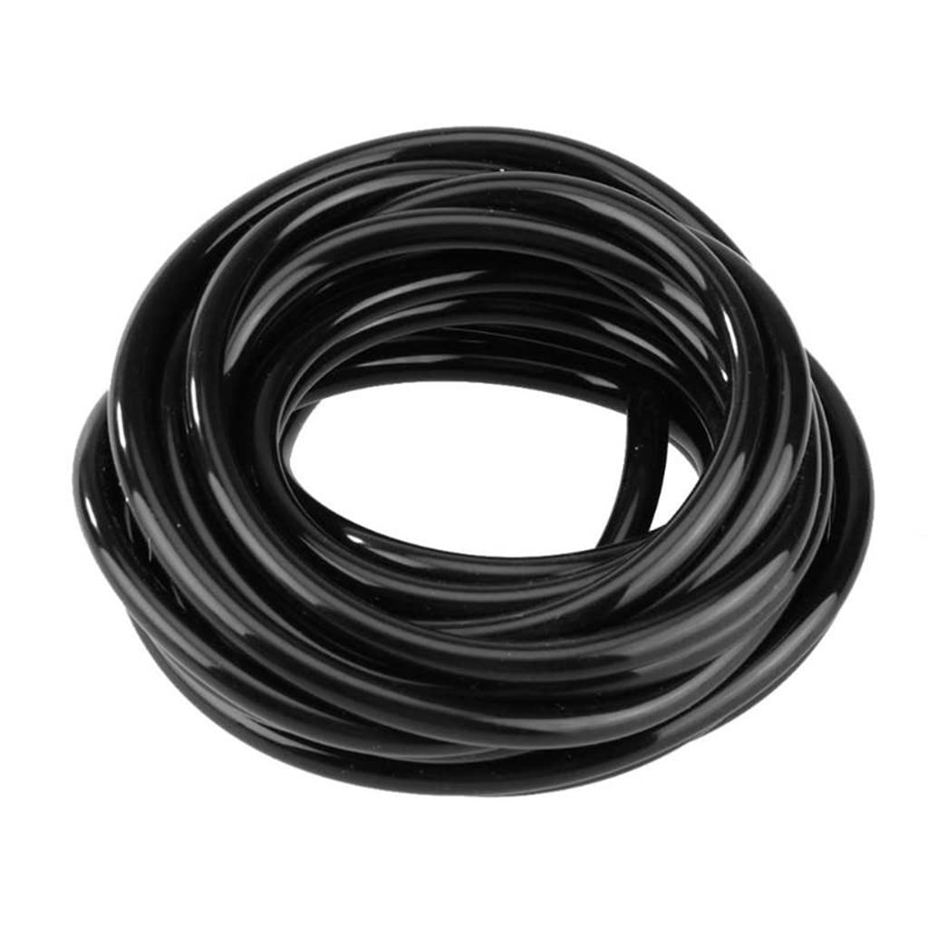 Conduite d'irrigation goutte-à-goutte, Tube d'irrigation goutte à en PVC noir, 4/7mm, plusieurs tailles(50m)