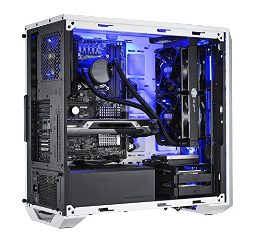 Cooler Master MasterBox 5 White with Dark Mirror Front Panel Case per PC 'ATX, microATX, Mini-ITX, USB 3.0, con Finestra Laterale' MCX-B5S2-WWNN-01