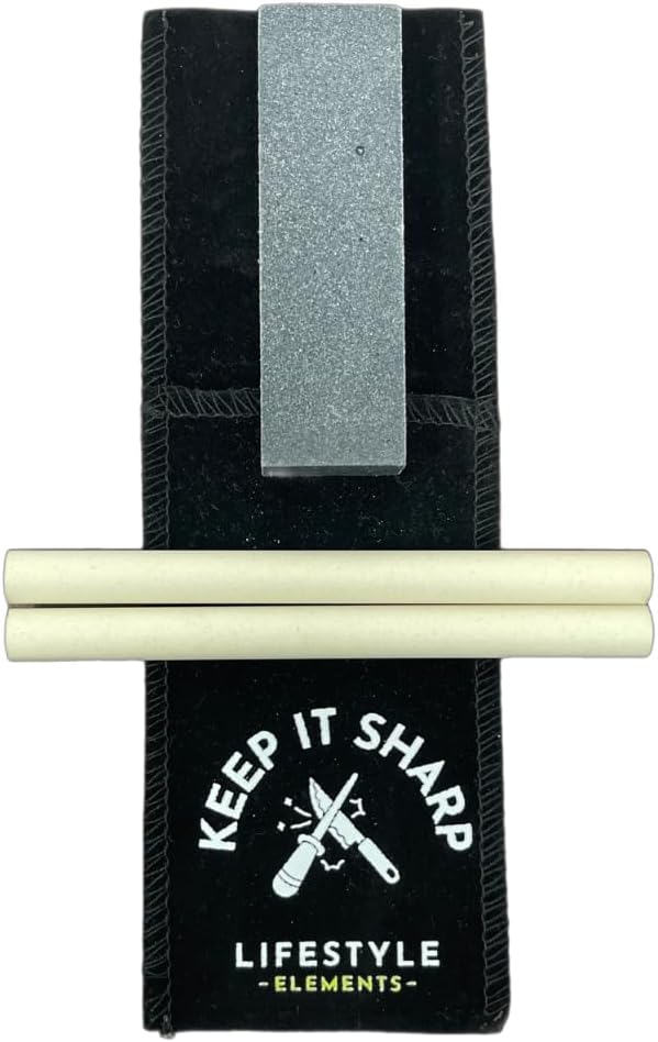 Honing Rod Knife Sharpener Bundle Arkansas Sharpeners 4 1/2in Ceramic Rod (Pack of