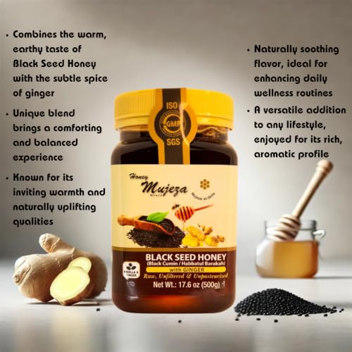 Miel de Semilla Negra con Jengibre 500g miniatura 3