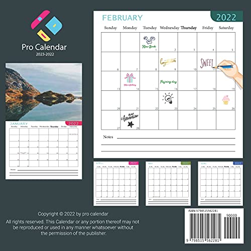 Beautiful Scotland 2022 Calendar: Official Scotland Calendar 2022 16 Months