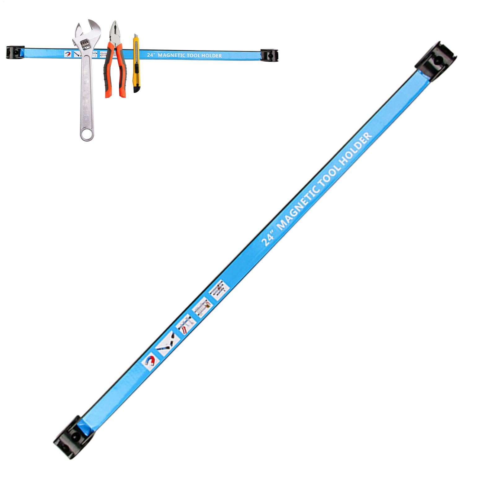 Portaherramientas magnético, soporte magnético para herramientas | Soporte de pared para organizador de herramientas eléctricas, barra magnética para organización de garaje, tira de herramient