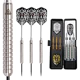 CUESOUL Tungsten Steel Tip Darts- Precise Barrels 24 Grams 90% Tungsten