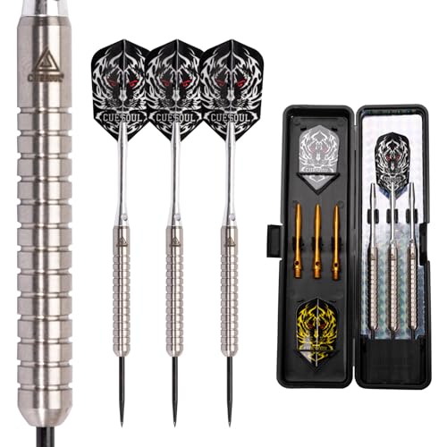 CUESOUL Tungsten Steel Tip Darts- Precise Barrels 24 Grams 90% Tungsten