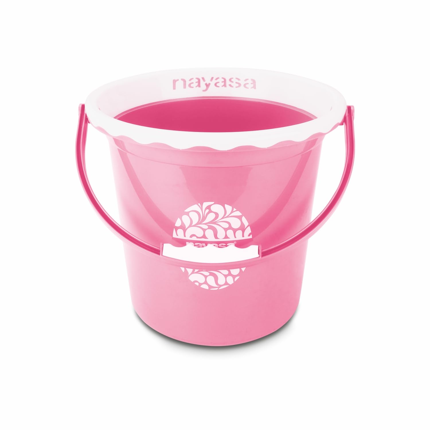 Nayasa Crest Bucket No. 15-13 LTR | Bathroom Set | Bath Set for Bathroom | Bucket | Pink (B07CFGTVGX) Amazon Price History, Amazon Price Tracker