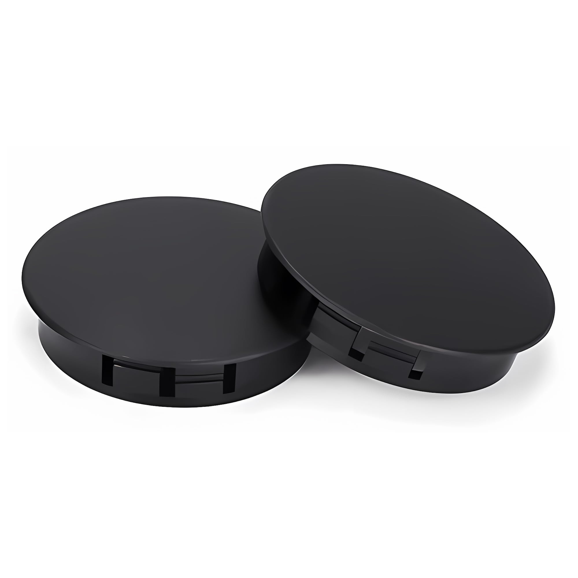 2-Pack Parts Shop Black 50mm Hole Cover Plug for use with auto Gauge Holder for Instrument Panel Hole Cover, Black