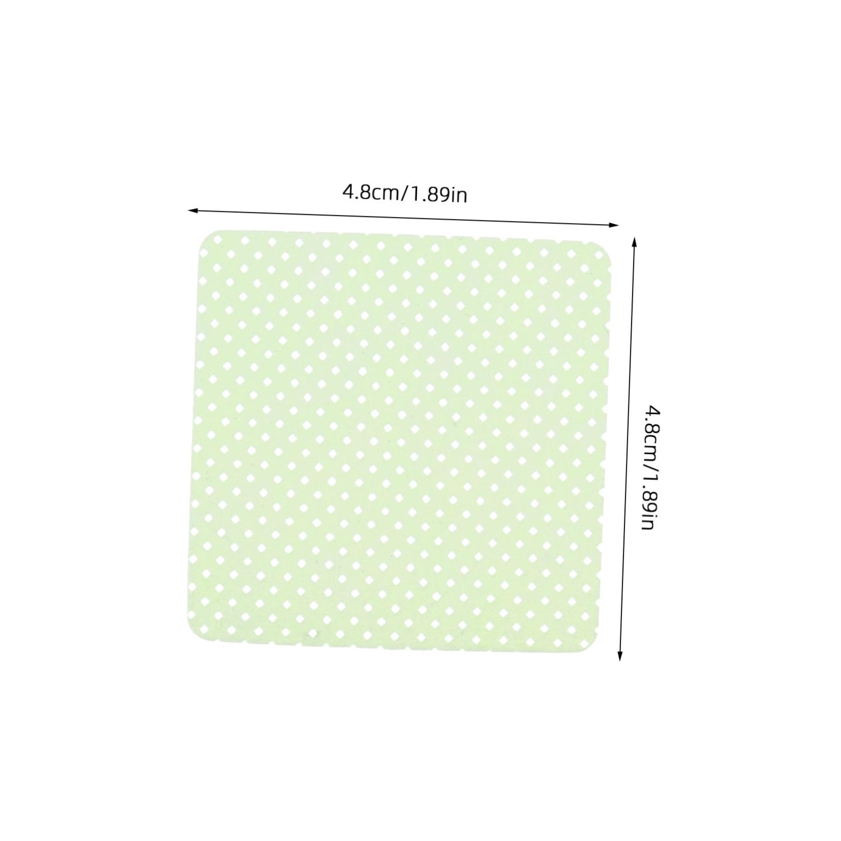 Healeved 1 Box Nail and Tools Pads for Nail for Adhesive Cleaning Pads for Lashes Pads Cotton Green