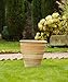 Produktbild Kreta Keramik | großer handgefertiger Terracotta Topf | 60 cm | hochwertig und frostfest | mediterranes Pflanzgefäß aus Kreta | Balkon Garten Terrasse, Yucca