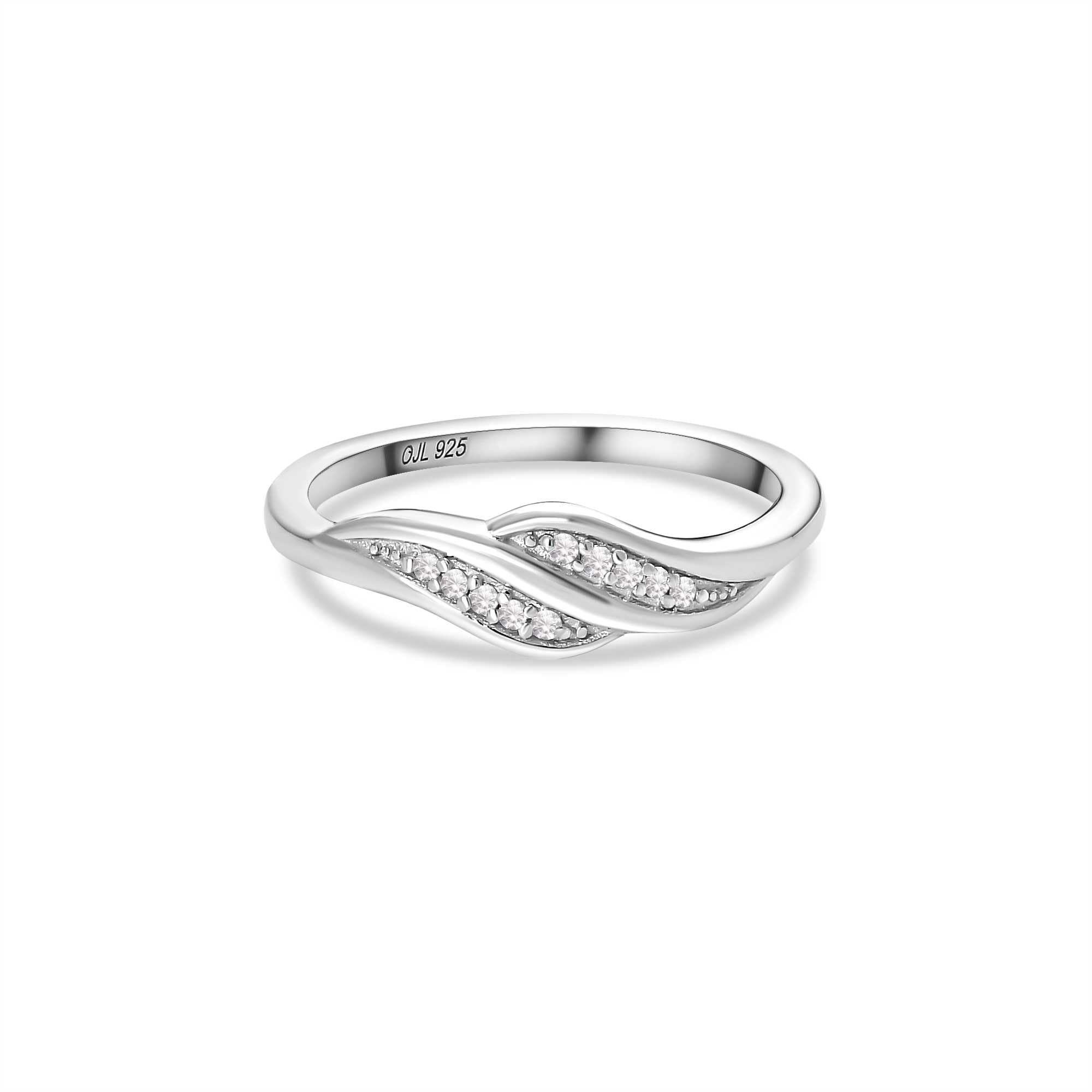 Ornate Jewels 925 Silver AAA Grade American Diamonds Love Band Ring for Women and Girls | With Certificate of Authenticity & 925 Stamp | Life-time Warranty* (B08XK6HMQ6) Amazon Price History, Amazon Price Tracker