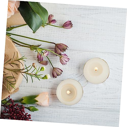 Mechas para velas con portavelas plásticos transparentes miniatura 5