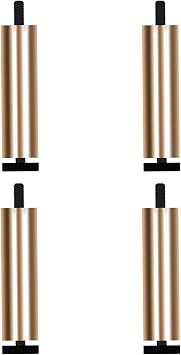 Metal Furniture Legs Sofa Replacement Legs,Set of 4 M6 Thread Adjustable Height Round Furniture Legs for Sofa,Furniture,Chair,Bed