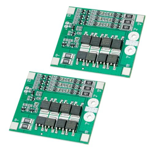 Cermant 2 piezas 3S 11.1V 12.6V 25A con equilibrio 18650 batería de litio de iones de litio PCB placa de protección con sobrecarga de descarga de sobrecorriente para fuente de alimentación de respaldo