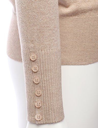 Image of LALABEE Women's V-Neck Long Sleeve Button Down Sweater Cardigan Soft Knit(S-XXL)