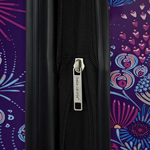 Image of Travelers Club Unisex Bella Caronia Deluxe 20 inch, 3 Piece, or 7 Piece Luggage & Travel Accessories Set Jardin