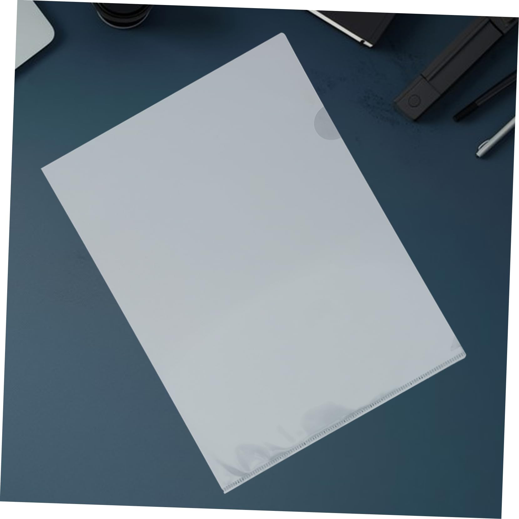 SHINEOFI 100pezzi Cartelline Trasparenti Shape Documenti Impermeabili Per Ufficio e Scuola Compatibili Archiviazione Protezione Per Documenti