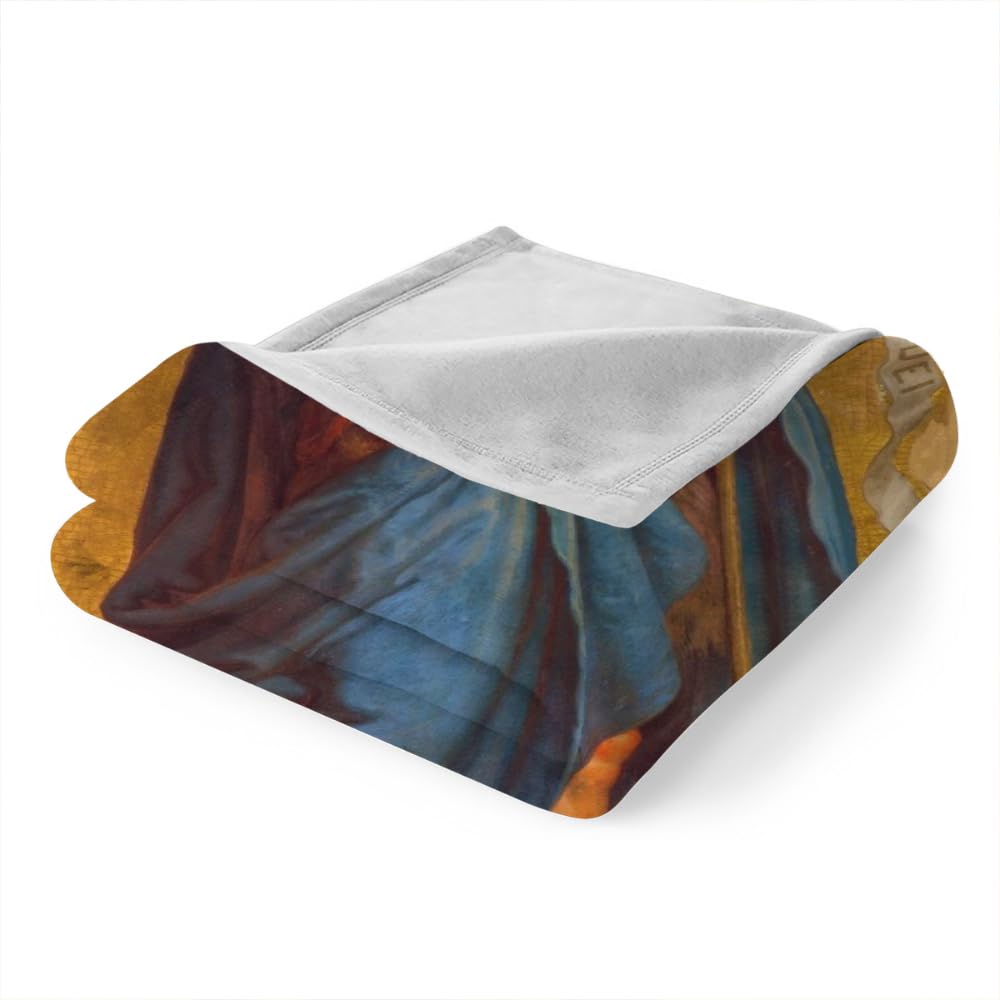 Gesù Coperta Per Adulti E Bambini, Coperta Morbida E Calda Coperta in Pile Di Flanella Per Tutte Le Stagioni, Per Letto E Divano 50x60inch(127x152cm