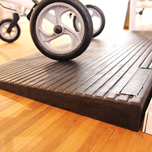 The Ramp People - TRP20RMP - Rampe de seuil en caoutchouc pour fauteuil roulant et scooter (20 mm de haut x 160 mm de long x 1000 mm de large, 1,90 kg)