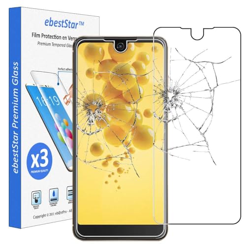 ebestStar - Pack x3 Verre trempé compatible avec Wiko View 2 Film Protection Ecran Vitre protecteur anti casse, anti-rayure, pose sans bulles [Appareil: 154.5 x 72 x...