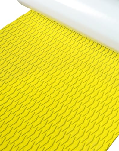Hjdeck Universal Surfboard Pad EVA Foam Boat Flooring Decking Sheet Self-Adhesive Non-Slip Deck Grip Mat Marine Carpet for Yacht Boat Kayak Decking Golf Cart Fishing Boat RV Surfing Traction Pad