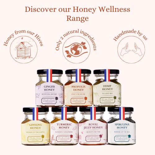 LES ABEILLES DE MALESCOT - Wellness Honey 4.4oz (Ginseng) miniatura 5