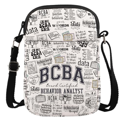 BCBA Crossbody Bag Board Certified Behavior Analyst Gift Behavior Therapist Thank You Gift Special Education Teacher Gift