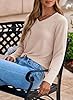 Dokotoo Oversized Long Sleeve Shirts for Women Cut... #4