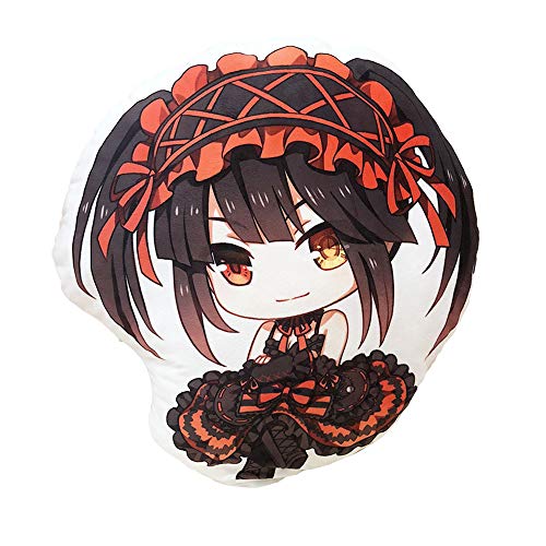 Cosplaydog Date A Live Nightmare Tokisaki Kurumi Cute Figure Plushie Plush Toy Pillows Throw PillowsBack Cushions Anime Stuffed Plush Toys Gift