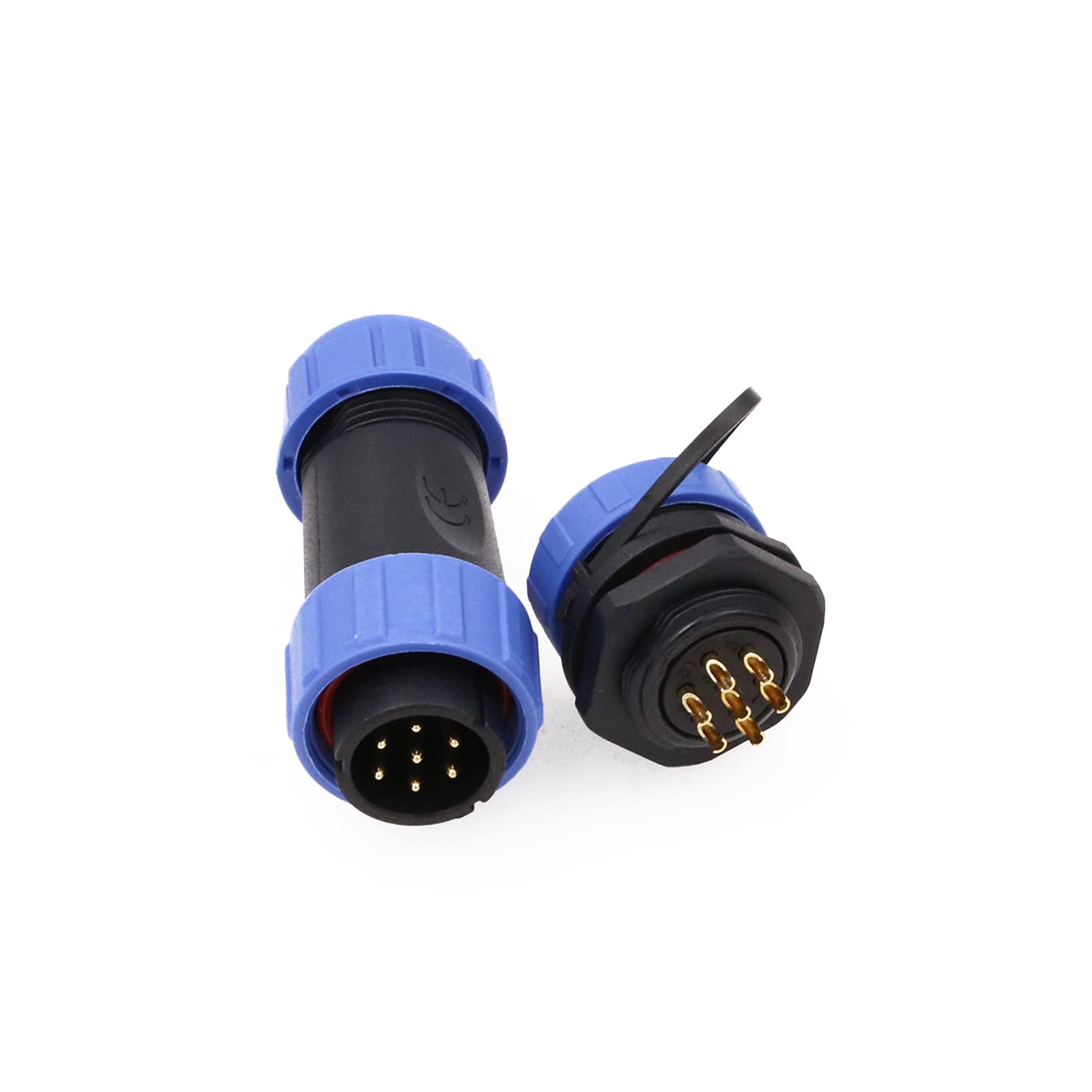 ZBLZGP HE21 7 Pin Connector 15A 8-12mm Cable IP68 Waterproof Connector Plug Male Socket Female Aviation Circular Industrial LED Lighting - Image 3