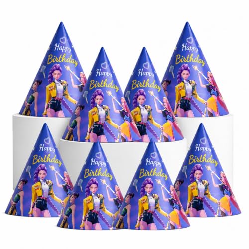 Image of Wanna Party Korean Pop Band Theme Birthday Hats - Stylish Party Caps for Kids, Teens & Fans | Korean Pop Theme Celebration Accessories for Birthday Decorations