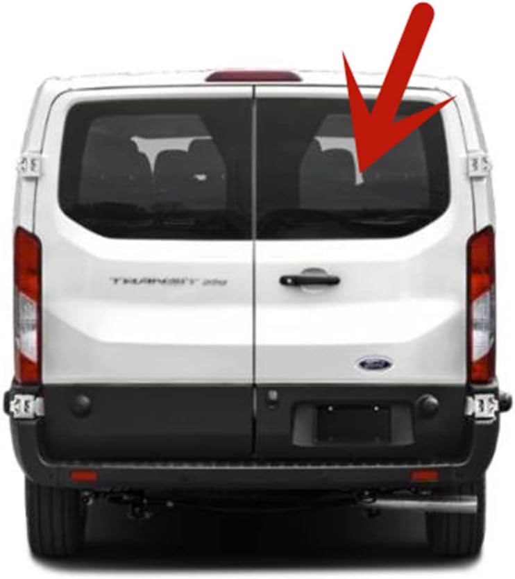 Heated Back Window Back Glass Passenger Right Side Compatible with Ford Transit 83.2" Low-Roof Van 2015-2026 Models (Not for Mid/High Roof Transit, or Transit Connect)