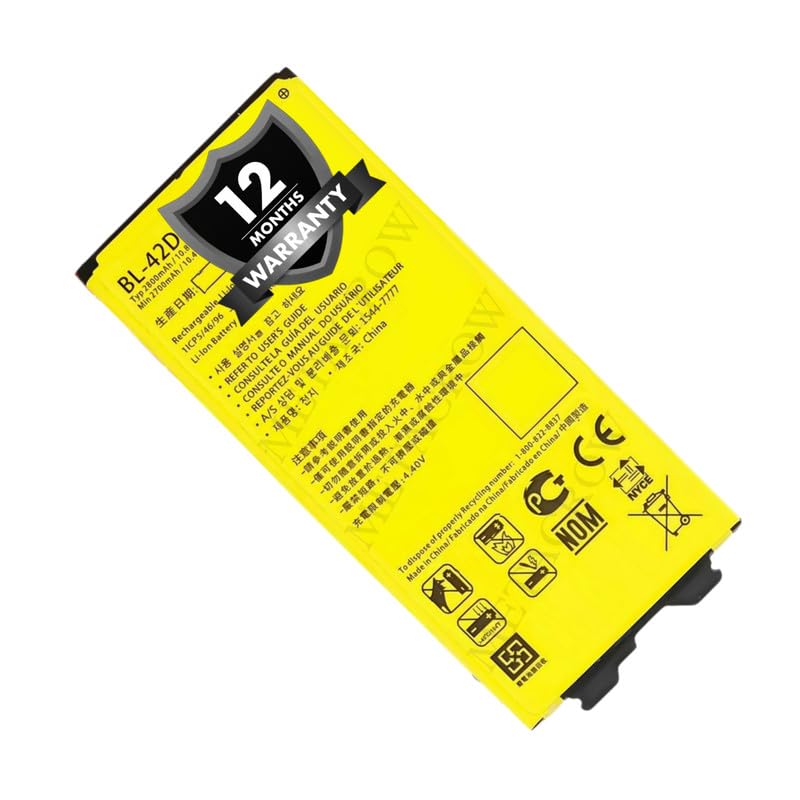 Image of Original BL-42D1F Battery Compatible for LG G5 Dual (H860N) | LG G5 Lite (H840, H845, H848) - (2800mAh) - 1 Year Warranty