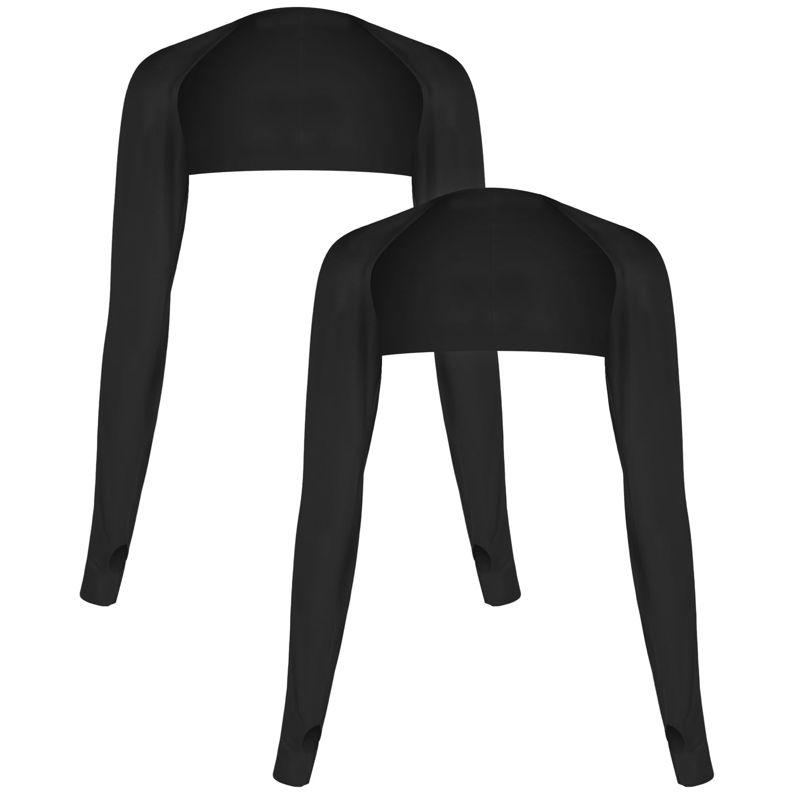 DSLSQD 2 Pack Cooling Shawl Arm Sleeves Sun Sleeves for Women UV Protection A...