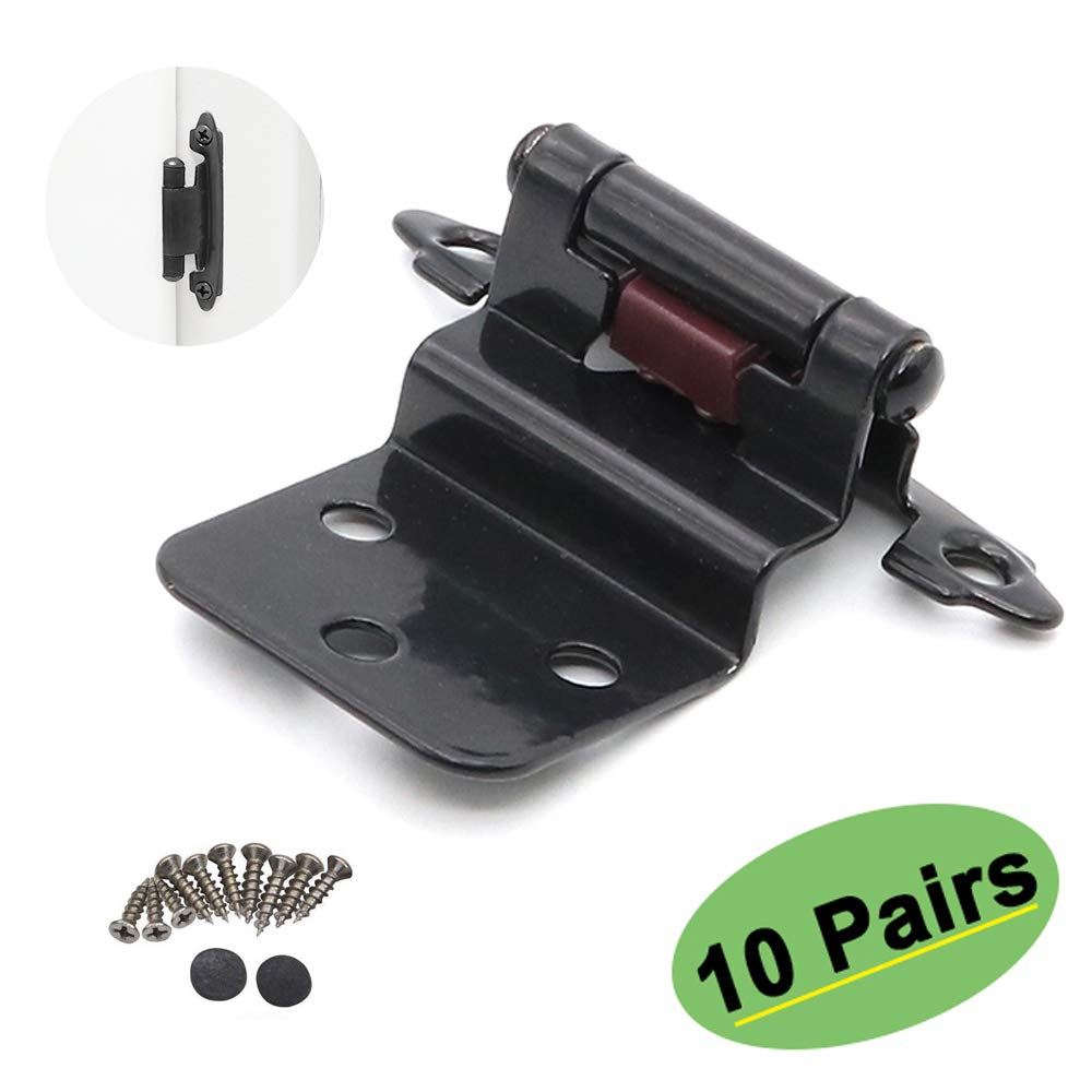 Buy homdiy Black Inset Hinges 20Pack(10Pairs) Hinges for